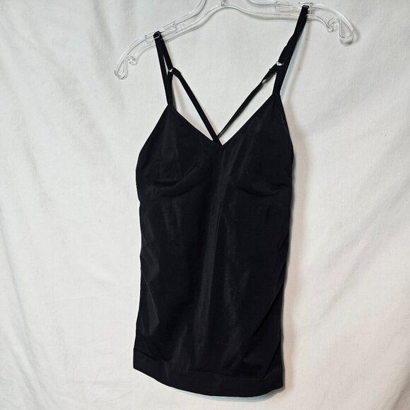 Nike Black Zone Sculpt Strappy Camisole Top - Picture 1 of 6